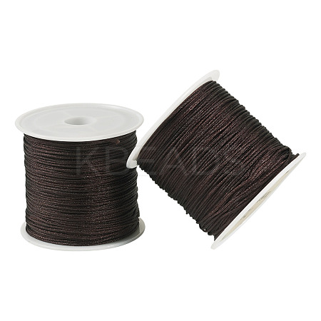 2 Rolls Nylon Chinese Knot Cord NWIR-TA0001-30B-1