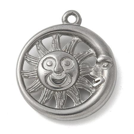 304 Stainless Steel Pendants STAS-L277-02A-P-1