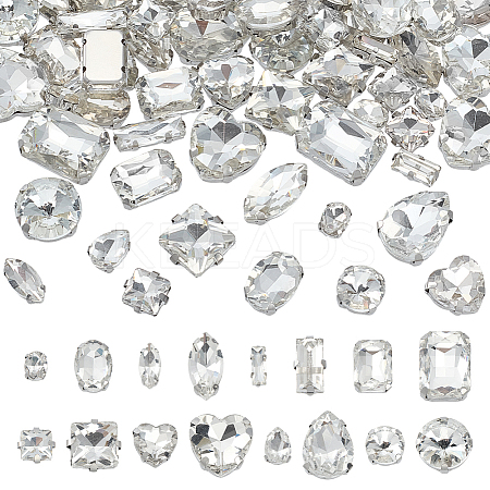 Sew on Rhinestone GLAA-FG0001-25B-1