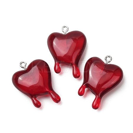 Transparent Resin Pendants AC-CBA0B6E-02A-1