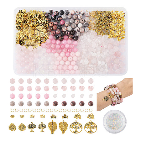 DIY Gemstone Bracelet Making Kit DIY-TA0003-90-1