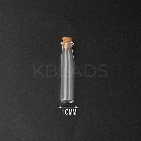 Mini High Borosilicate Glass Bottle Bead Containers X1-BOTT-PW0001-261O-1