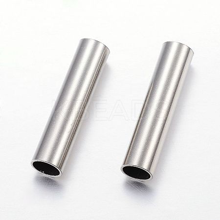 Tarnish Resistant 304 Stainless Steel Tube Beads LS-STAS-P128-08-1