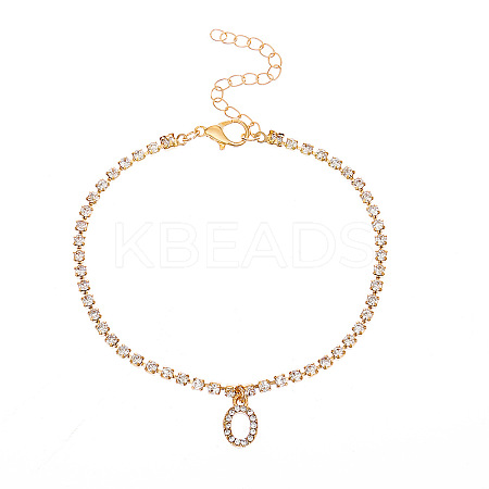 Fashionable and Creative Rhinestone Anklet Bracelets DA6716-15-1