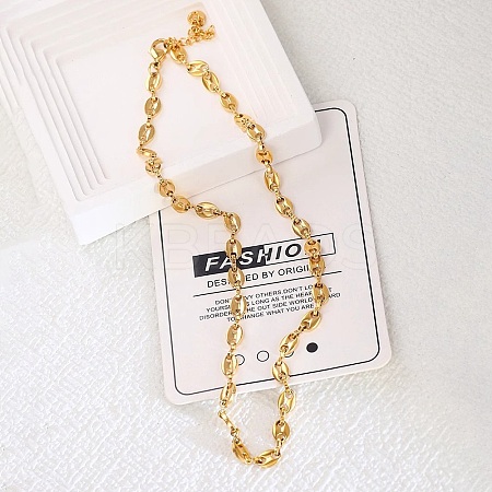 316 Surgical Stainless Steel Link Chain Necklaces LS-NJEW-P324-05C-G-1