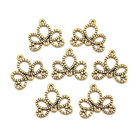 Tibetan Style Alloy Links Connectors LS-TIBEP-EA11609YKG-AG-FF-1