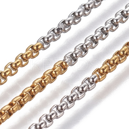 304 Stainless Steel Box Chains CHS-P007-03GP-02-1