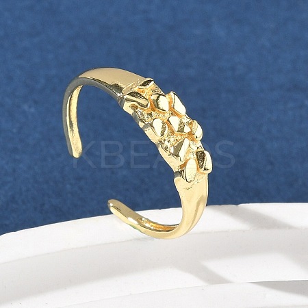 Brass Cuff Rings for Women RJEW-Z111-03G-1