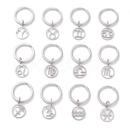 304 Stainless Steel Keychain STAS-C027-01P-1