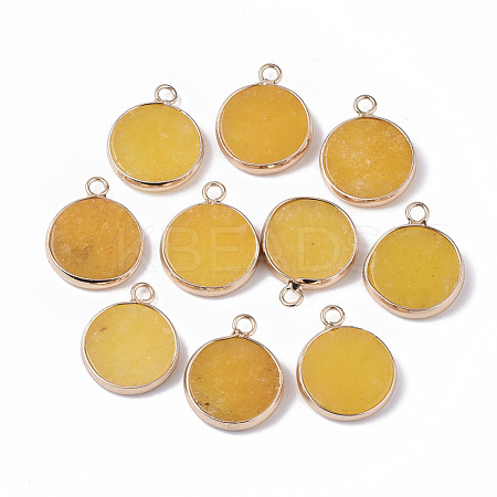 Natural White Jade Pendants G-S359-007F-1