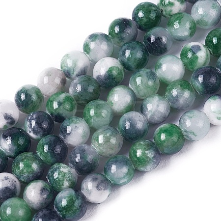Natural Persian Jade Beads Strands G-E531-C-20-1