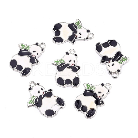 Alloy Enamel Pendants X-EAP041Y-1