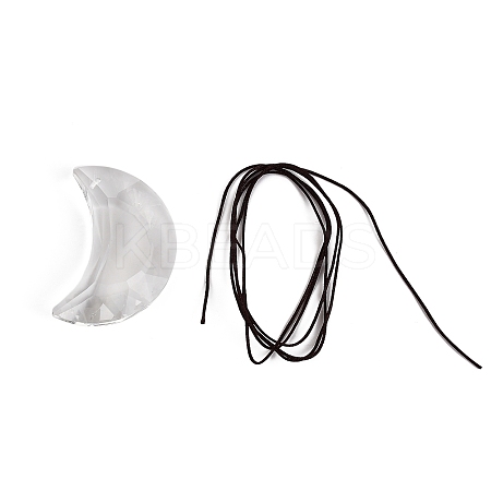 Moon Glass Suncatchers HJEW-Z009-01B-01-1