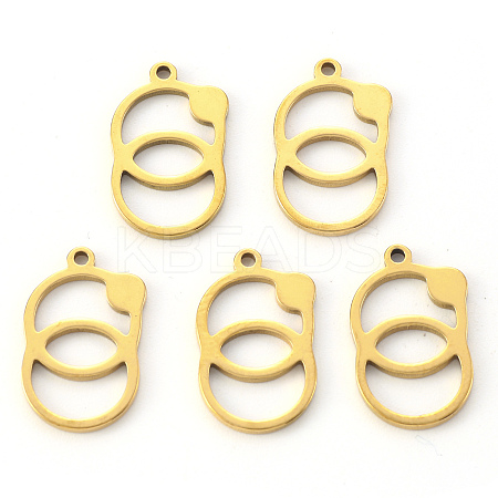 PVD Vacuum Plating 304 Stainless Steel Pendants LS-STAS-N092-77G-1