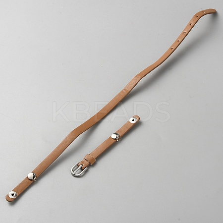 Imitation Leather Cord Bracelets BJEW-WH0030-04E-1