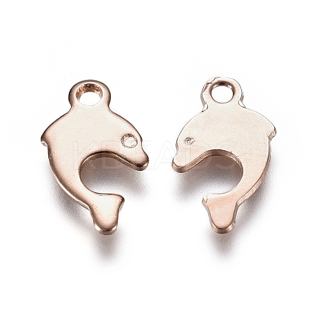 201 Stainless Steel Charms STAS-E484-06RG-1