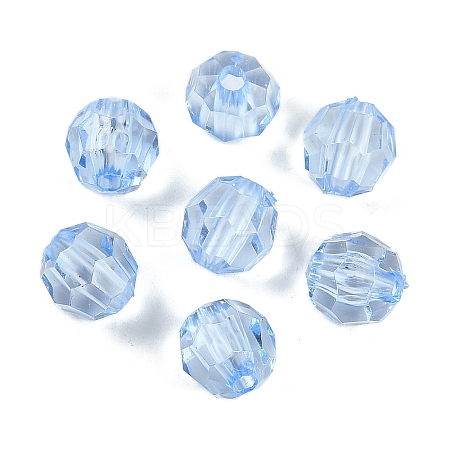 Transparent Acrylic Beads OACR-Q015-02D-1