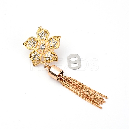 Alloy with Rhinestone Bag Decoration FIND-WH0070-62-1