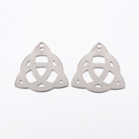 Tarnish Resistant 304 Stainless Steel Pendants STAS-L200-60P-1