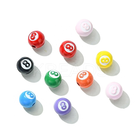 10Pcs Spray Painted Alloy Beads FIND-CJ0001-33-1