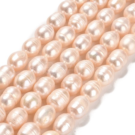 Natural Cultured Freshwater Pearl Beads Strands PEAR-E016-121-1