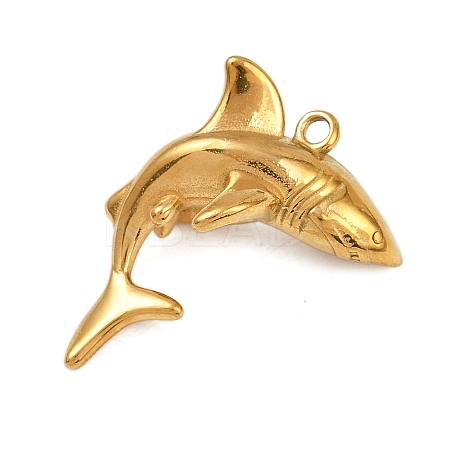 304 Stainless Steel Sea Animal Pendants STAS-P402-05A-G-1