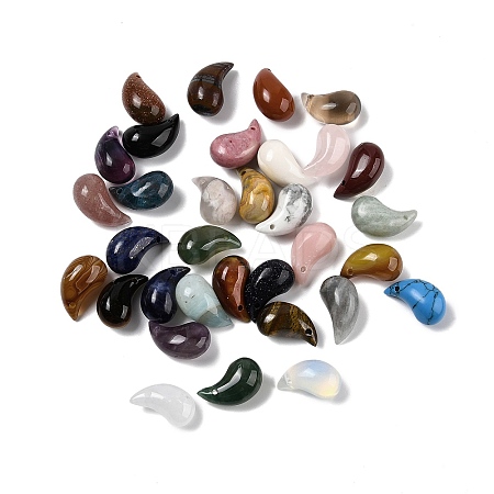 Natural & Synthetic Mixed Gematone Pendants G-NH0047-01-1