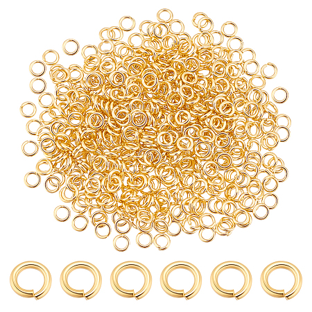 600Pcs 304 Stainless Steel Open Jump Rings STAS-GA0001-61-1