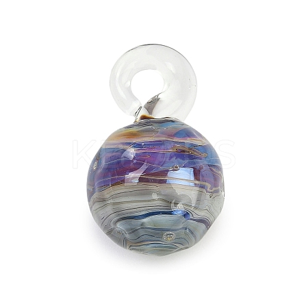 Handmade Lampwork Pendants LAMP-Q005-07B-1