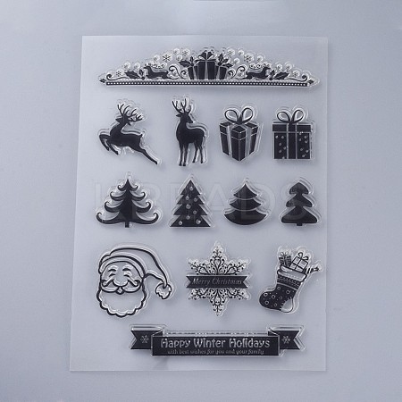 Silicone Stamps X-DIY-L036-D02-1