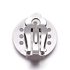 Tarnish Resistant Stainless Steel Clip-on Earring Findings LS-STAS-L207-18P-2