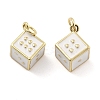 Brass Enamel Pendants KK-U060-33G-02-1