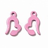 Spray Painted 201 Stainless Steel Charms STAS-G304-27D-1