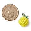 5Pcs 5 Colors Handmade Seed Beads Pendants PALLOY-TA00159-3