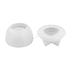 Faceted Round DIY Candle Cup Silicone Molds DIY-Q037-07A-3