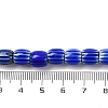 Handmade Lampwork Chevron Beads Strands LAMP-K041-01B-27-5