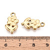 304 Stainless Steel Flower Pendants STAS-T069-30G-3