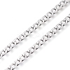 Tarnish Resistant 304 Stainless Steel Cuban Link Chains CHS-M003-13P-A-1