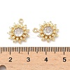 Brass Micro Pave Cubic Zirconia Pendants LS-KK-L260-04G-3