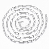 Non-Tarnish 304 Stainless Steel Paperclip Chains CHS-S006-JN957-1-A-2
