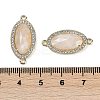 Natural Moonstone Faceted Oval Links G-B126-06G-02-3