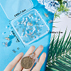 12Pcs 2 Color Brass Pave Clear Cubic Zirconia Flower Stud Earring Findings DIY-CN0002-80-3