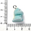 Flocky Resin Pendants LS-FIND-S001-08E-3