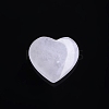 Natural Quartz Crystal Love Heart Stone PW-WG32553-08-1