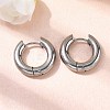 316F Stainless Steel Hoop Earrings EJEW-D341-01C-P-1