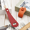 4Pcs 2 Colors Imitation Leather Hat Clips FIND-GF0008-14B-7