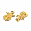 Rack Plating Alloy Charms PALLOY-I215-21G-3