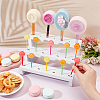 3-Tier Natural Wood Lollipop Display Risers ODIS-WH0030-56-3
