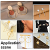 40Pcs 5 Styles Brass Linking Rings KK-UN0005-71-5