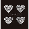 Glitter Hotfix Rhinestone(Hot Melt Adhesive On The Back) DIY-WH0177-22-1